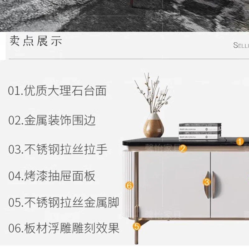 Роскошный ТВ-стенд в итальянском стиле шкаф для хранения гостиная ТВ-стенды