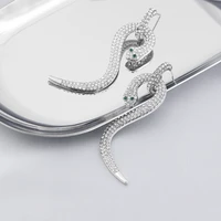lost lady 2022 new fashion creativity with drill serpentine womens drop earrings jewelry alloy jewelry wholesale