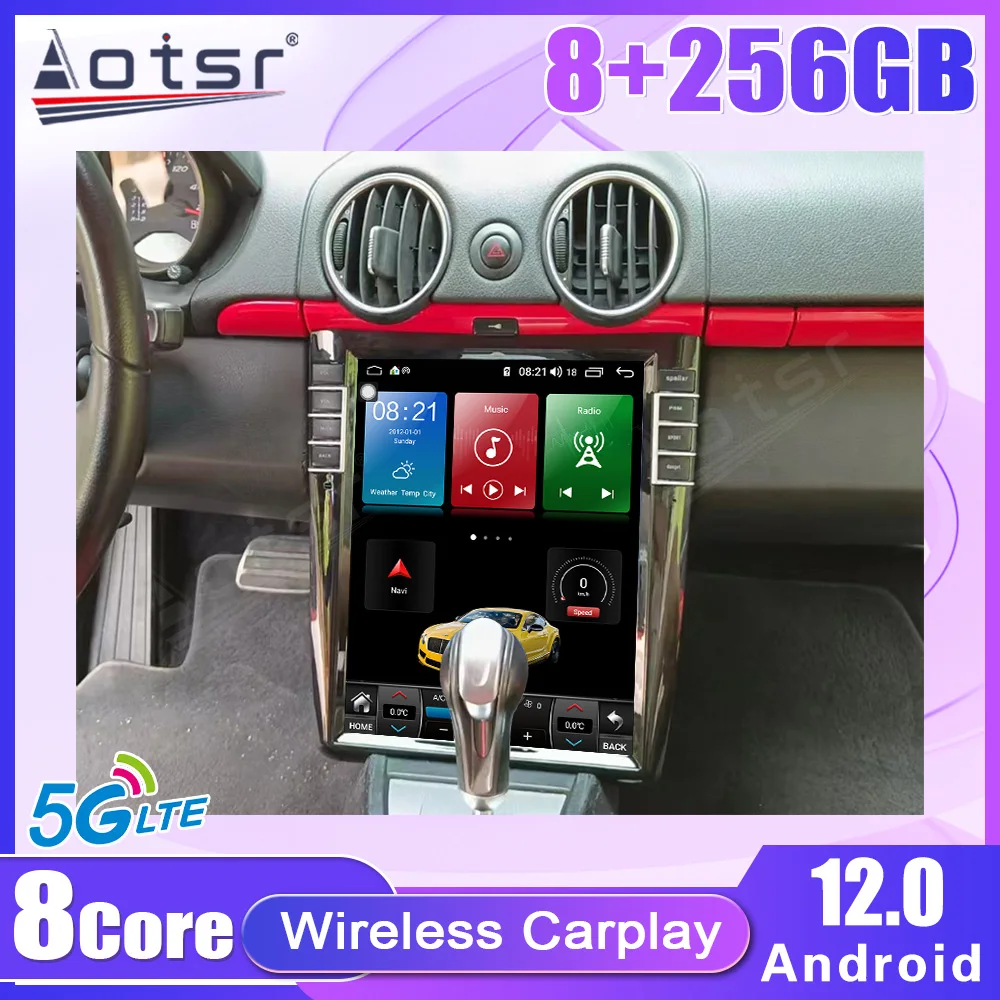 

8 + 256 ГБ Android мультимедийный плеер для Porsche Cayman 911 Boxster 997 2005 2006 2007 2008 2009 2010 2011 2012 GPS Navi Head Unit