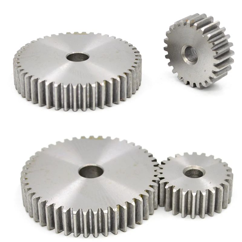 1M 61T-76T цилиндрическая плоская Шестерня 1Mod 61 62 63 64 65 66 67 68 на 76 зубьев 45 # стальные