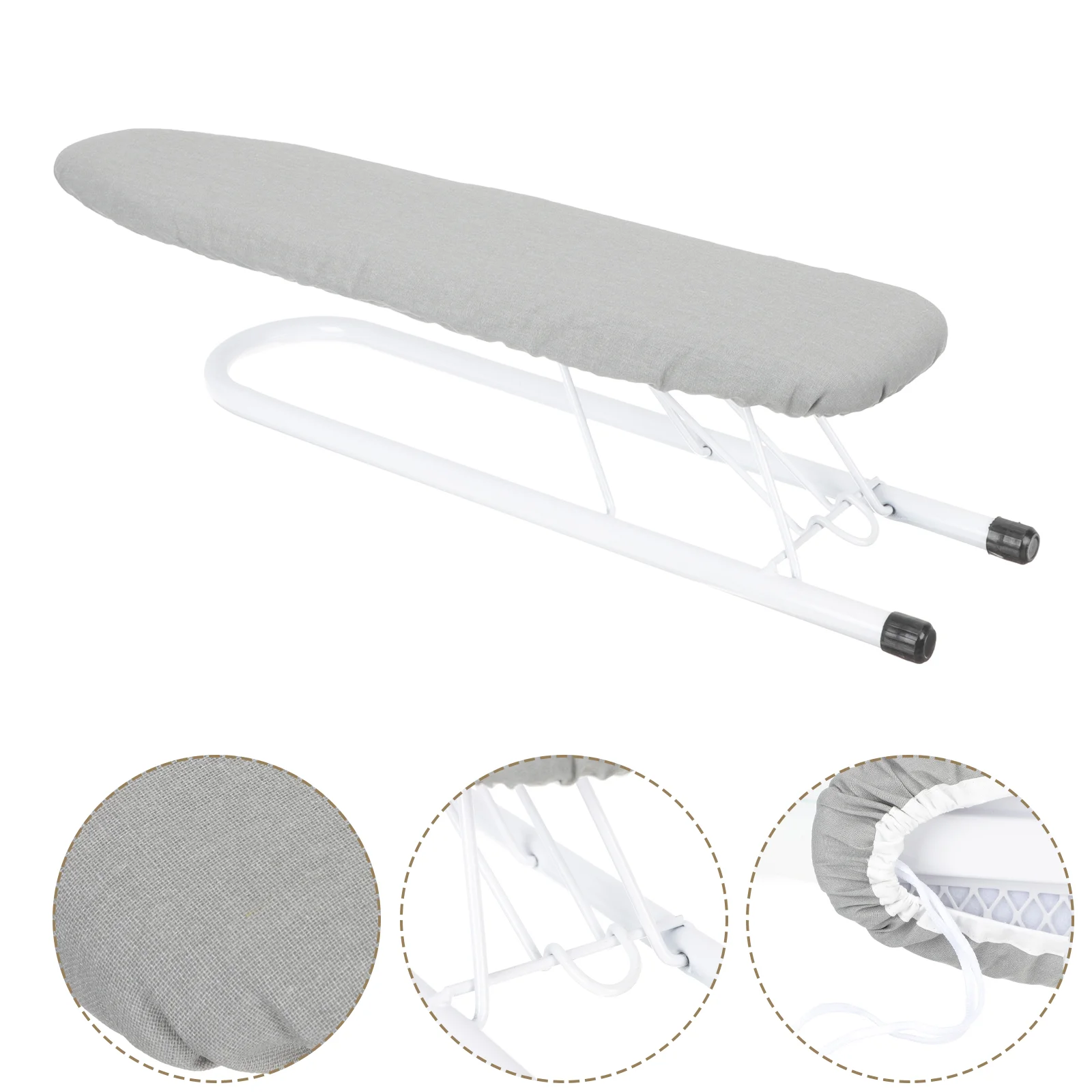 

Ironing Board Heat Resistant Ironing Board Desktop Small Ironing Board Cover Steel Collapsible Tabletop Ironing Board Travel
