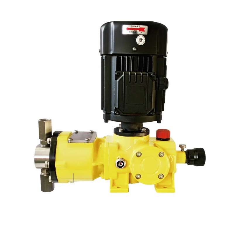 

0.9lph to 75lph stainless high pressure dosing pump with 0.2kw motor