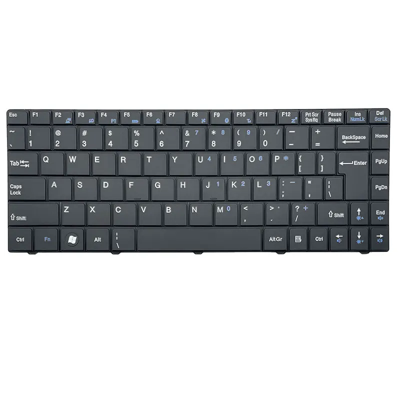 Новая клавиатура для MSI CR420 CR400 X350 EX465 CX420 X370 CR460 US сменная Клавиатура ноутбука