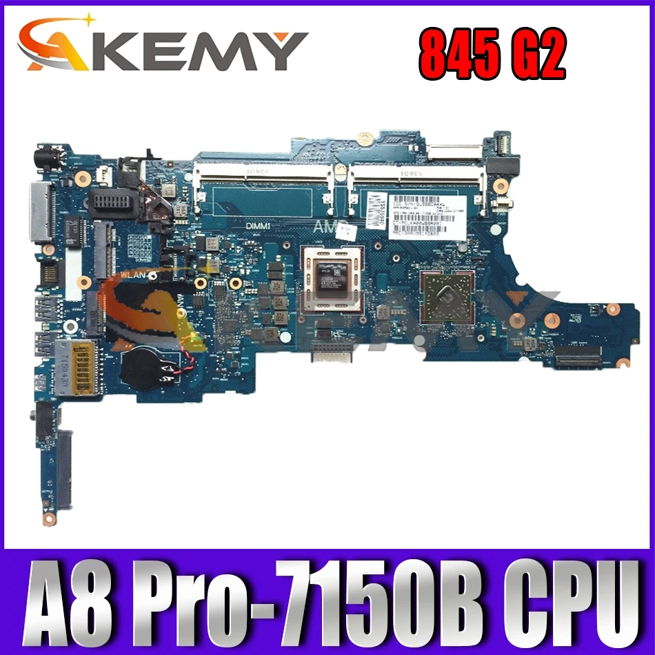 

802542-601 802542-50 For HP Elitebook 845 G2 AM715B Laptop Motherboard 6050A2644501 DDR3 Notebook Mainboard