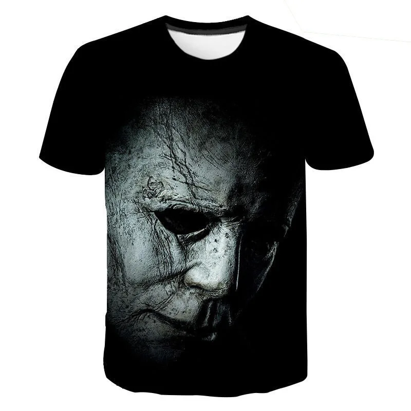 

Новая ужасная футболка на Хэллоуин, забавная футболка Майкла Майерса, модель 1978, мужские дизайнерские топы из фильма ужасов