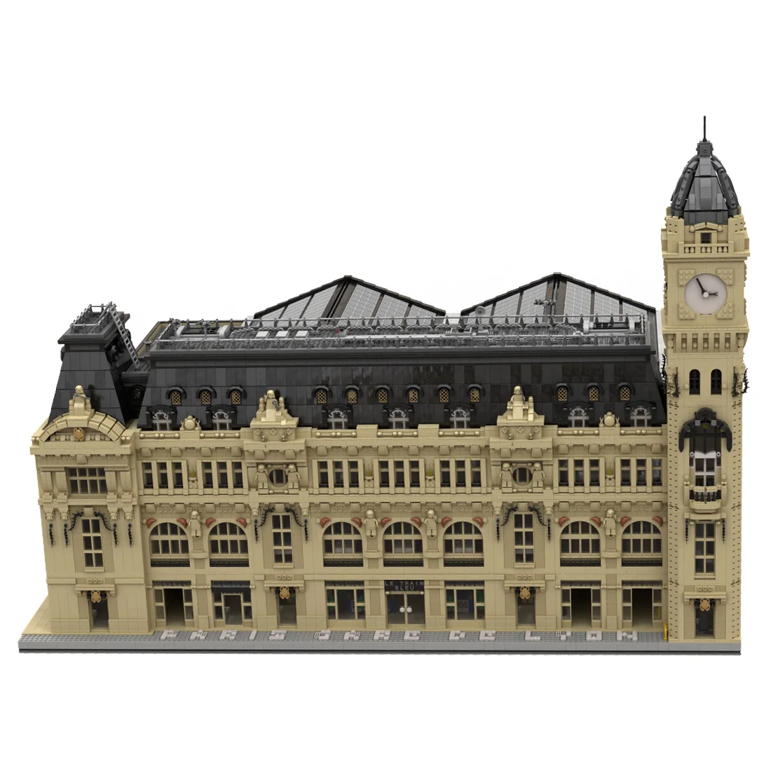 

Авторизованный конструктор «Парижская станция», строительные блоки MOC уличной сцены, игрушечные блоки (44756 шт.)