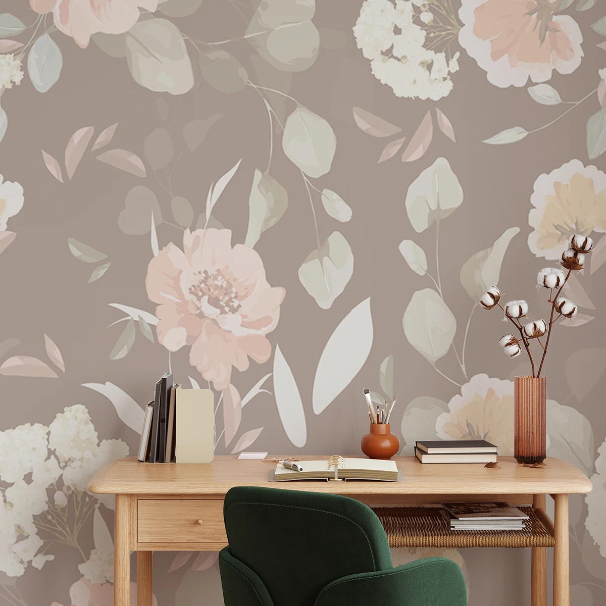 2 шт./комплект водонепроницаемые обои с рисунком и узором