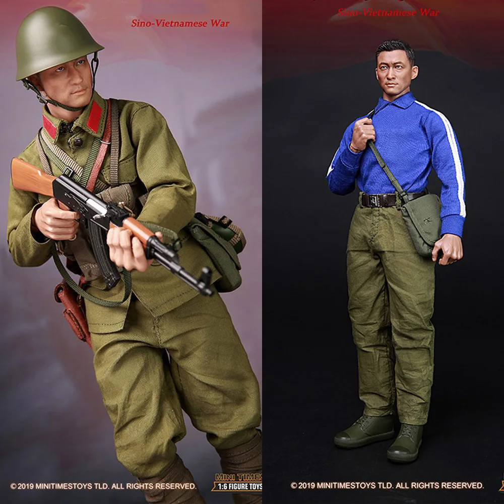 

Minitimes Toys M015 1/6 Men Soldier Pla Sino-Vietnamese War Guardian Of China Full Set 12" Action Figure Body Colllection