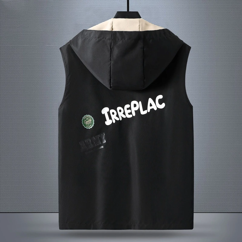 Модная брендовая одежда для весны и лета тонкая рабочая жилет мужские большие