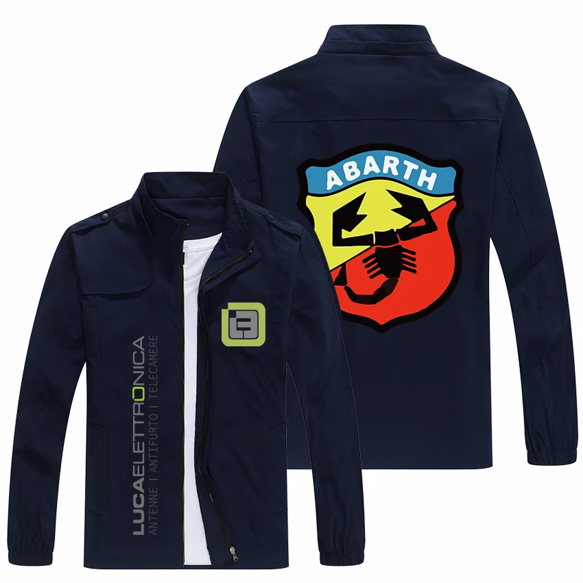 

2022 NEW Spring Autumn Men ABARTH LOGO jackets Popular Printed casual fashion loose biker jacket Men street baseball uniform