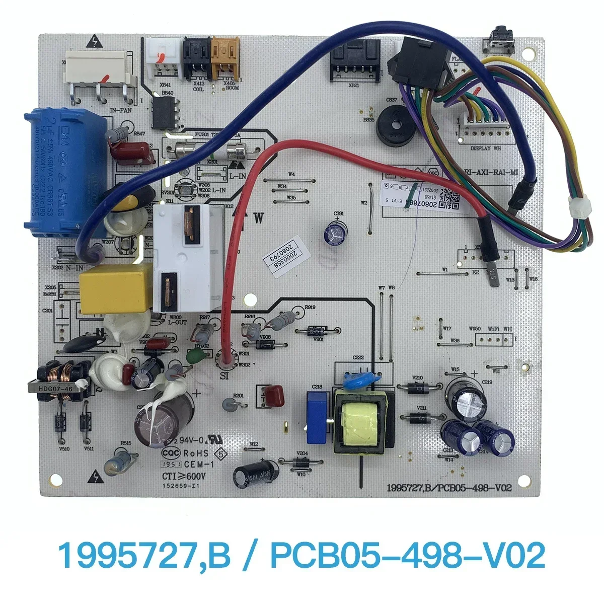 For 1995727.B PCB05-498-V02 Air Conditioner Indoor Unit Circuit Control Board for Hisense Fuji