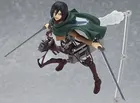 Фигурка из аниме атака на Титанов, 19 см, Figma Eren Jaeger 207, Mikasa Ackerman 203, Levi Ackerman 213, ПВХ, Коллекционная модель в подарок