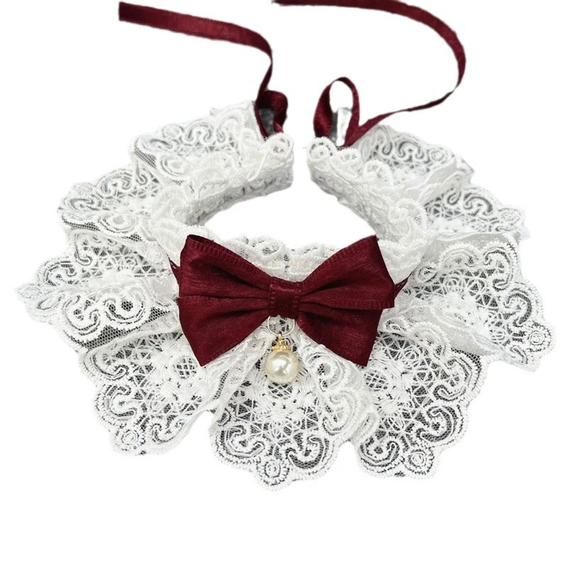 Стильная модель для собак и кошек-Регулируемый шарф шеи с нагрудником воротник