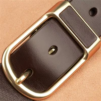 new leather cowhide mens belt fashion metal alloy pin buckle adult luxury brand jeans business casual waist male strap brand