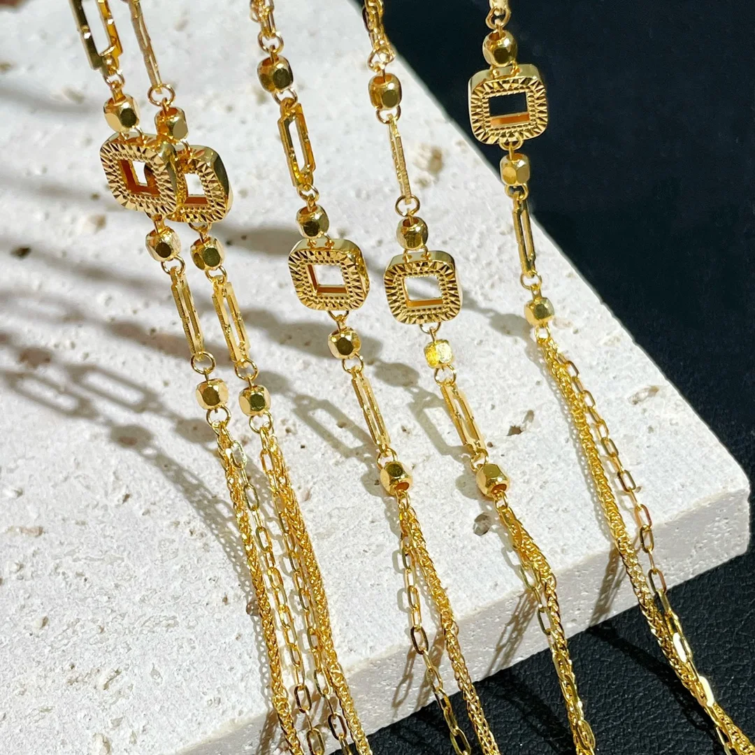 

JY Fine Jewelry Pure 18K Gold Bracelets for Women Fine Pearls Bracelets
