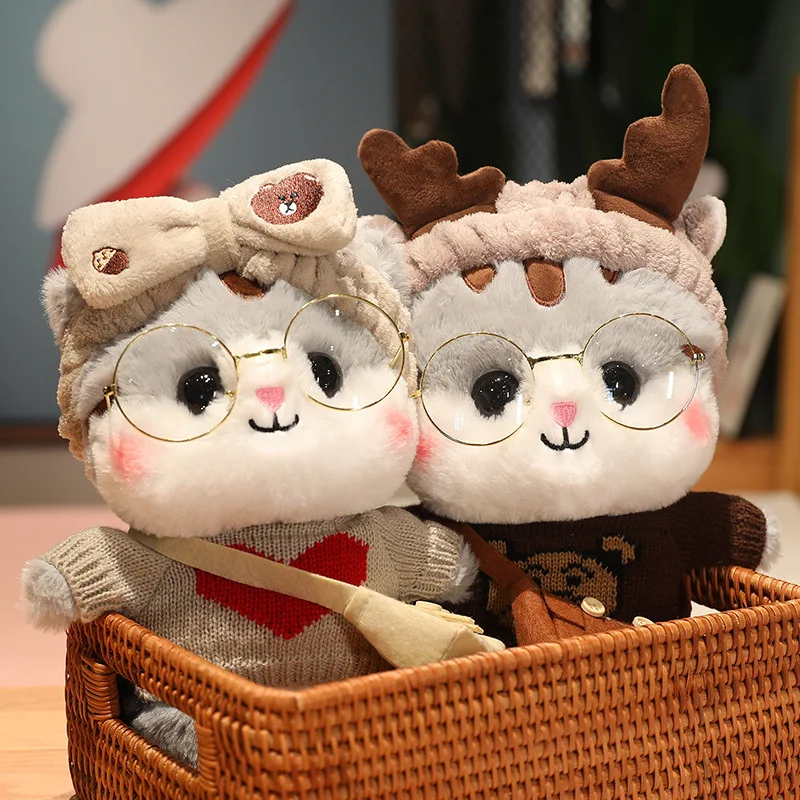 

Instagram Mesh Red Cat Doll Dress up Cat Doll Backpack Cat Ragdoll TikTok Plush Toy Children Gift