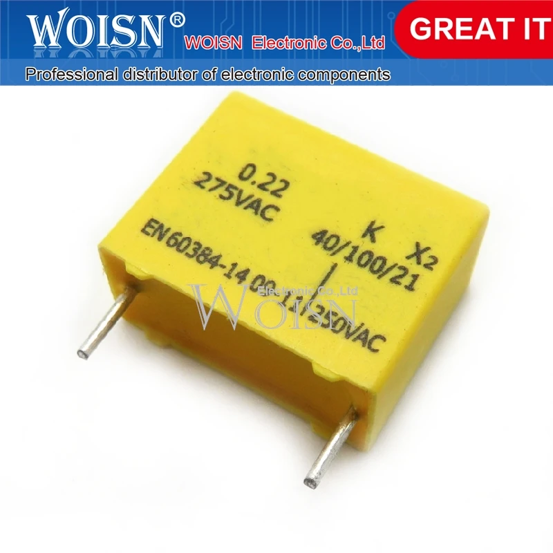 5 шт./партия высококачественный предохранительный конденсатор MPX40/100/21 CLASS-X2 0 22 K275V