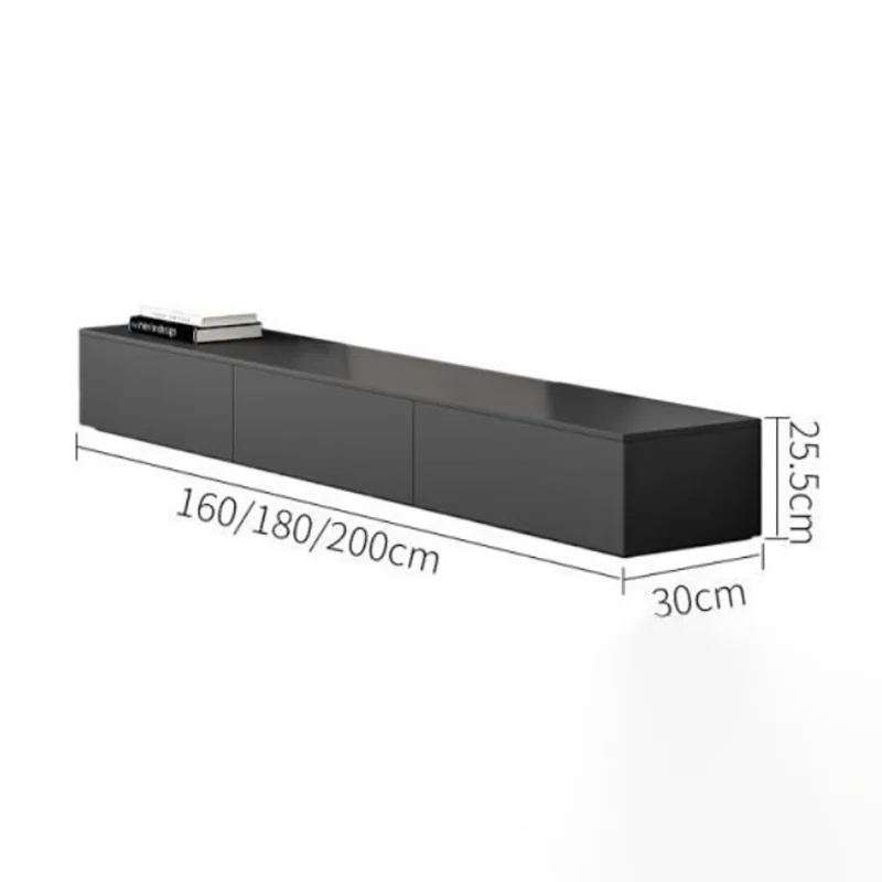 Минималистичная Современная телевизионная подставка черная коробка для