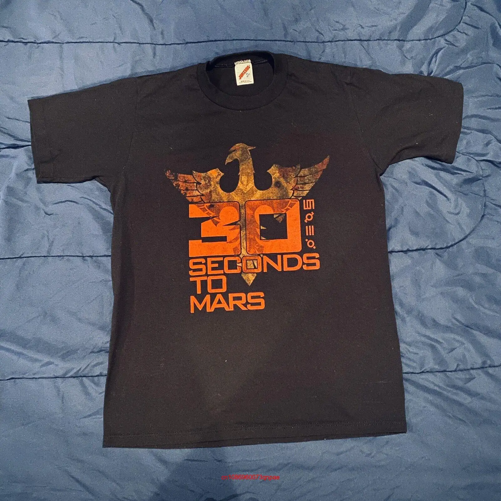 Мужская Винтажная футболка с коротким рукавом средней длины и 2002