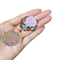 d0353 kindness matters best life lovers encourage enamel pins brooches lapel pin backpack bags badge fashion accessories jewelry
