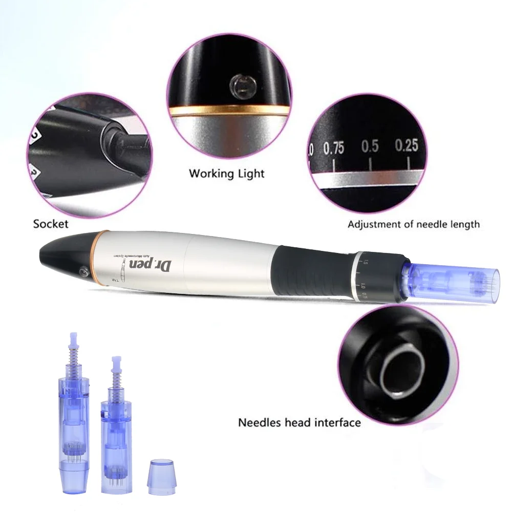 

Original Dr Pen Ultima A1 Derma Pen Wired Beauty Skin Care Tool Tattoo Microneedling Mesotherapy Derma Stamp Facial Skin Care