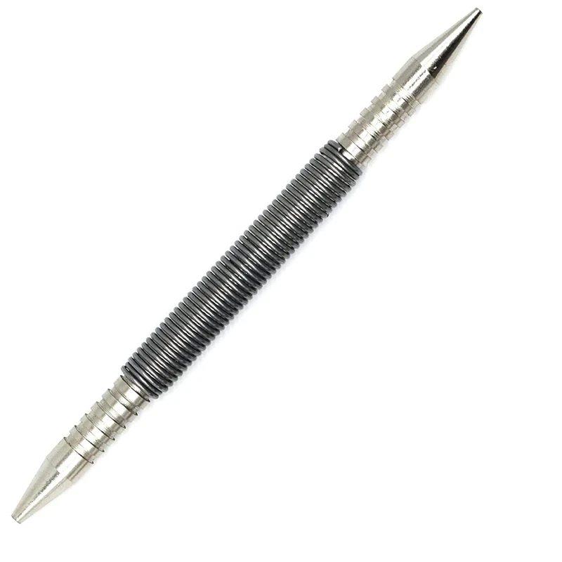 

Hammerless Nail Set Center Pin Punch Spring Loaded Marking Starting Holes Tools Marker Metal Woodwork Tools