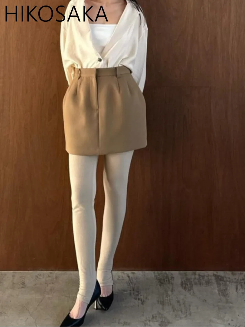 Женская Повседневная мини-юбка с высокой талией трапециевидная приталенная юбка