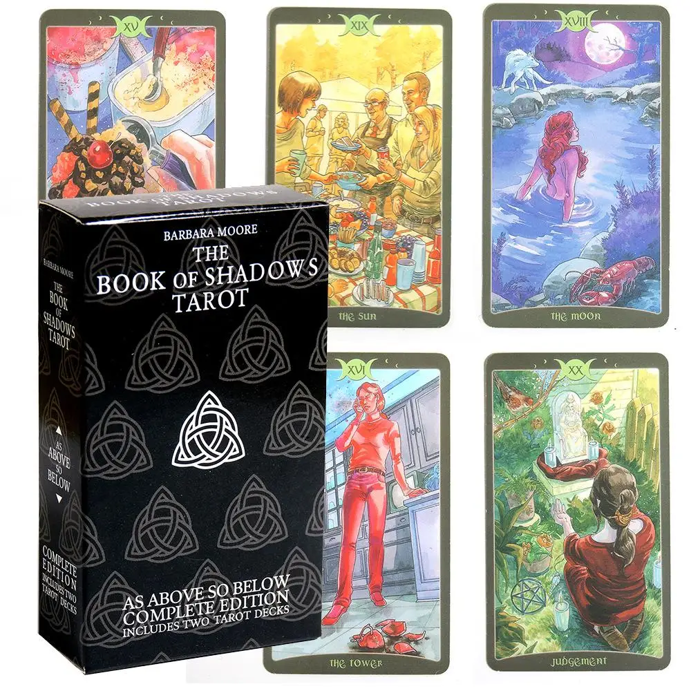 

The Book Of Shadows Tarot Oracle Cards Divination Deck Entertainment Party Board Game Fate Occult Game Card