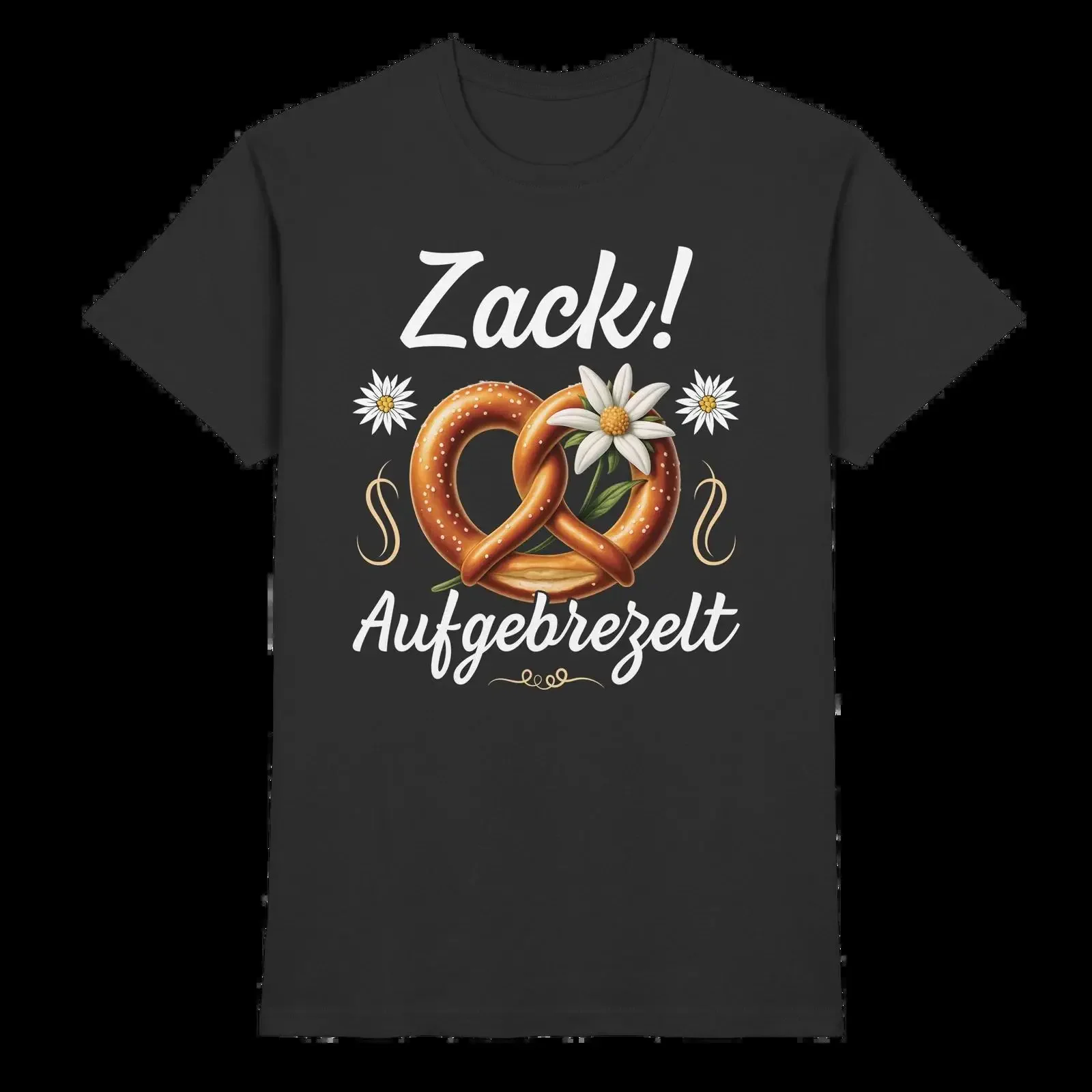 Фото Футболка Zack Aufgebrezelt в стиле Volksfest Wiesn, винтажная, с эффектом потертости, стильный топ для повседневной носки, подходит к немецким традиционным костюмам (Dirndl, Lederhosen). №1