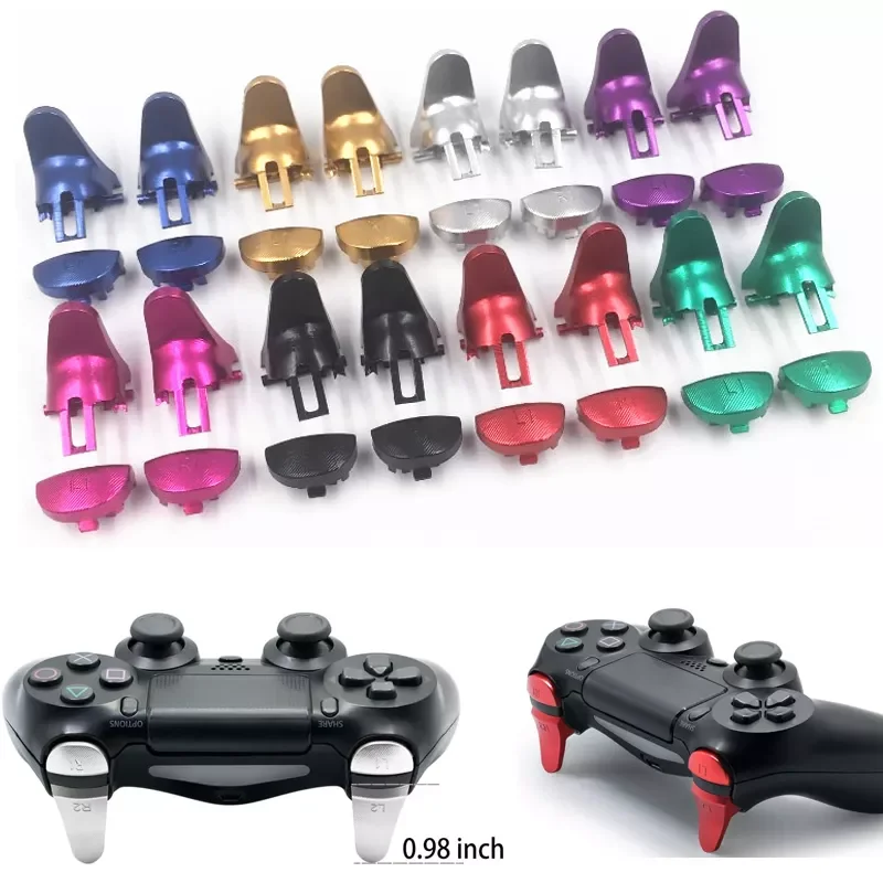 

Metal Aluminum Replacement Repair Customizing L1 L2 & R1 R2 Trigger Button Extender for PS4/Slim/PRO JDM 040 JDS 040 Control