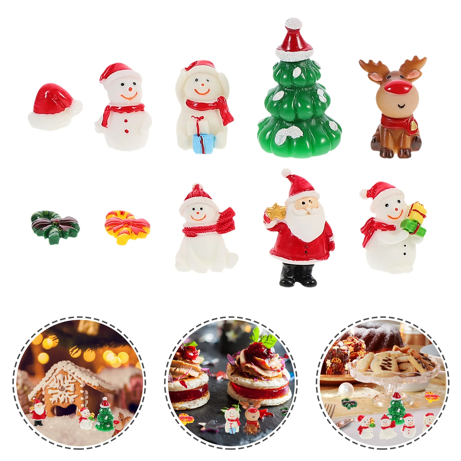 

Decor Figurines Garden Dollhousechristmas Lovely Children Decoration Ornament Desktop Decorations Micro Landscape Presents