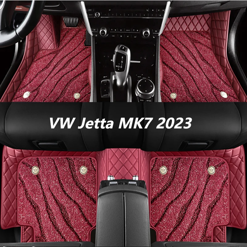 

Автомобильные коврики на пол по индивидуальному заказу для VW Volkswagen Jetta MK7 2023, высококачественные автомобильные аксессуары, защита интерьера, коврик для ног