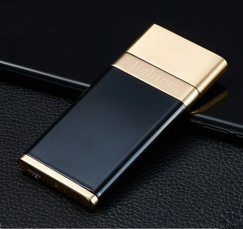 

NEW2022 Electric USB Cigarette Lighter Flameless Rechargeable Metal Windproof Single-Arc