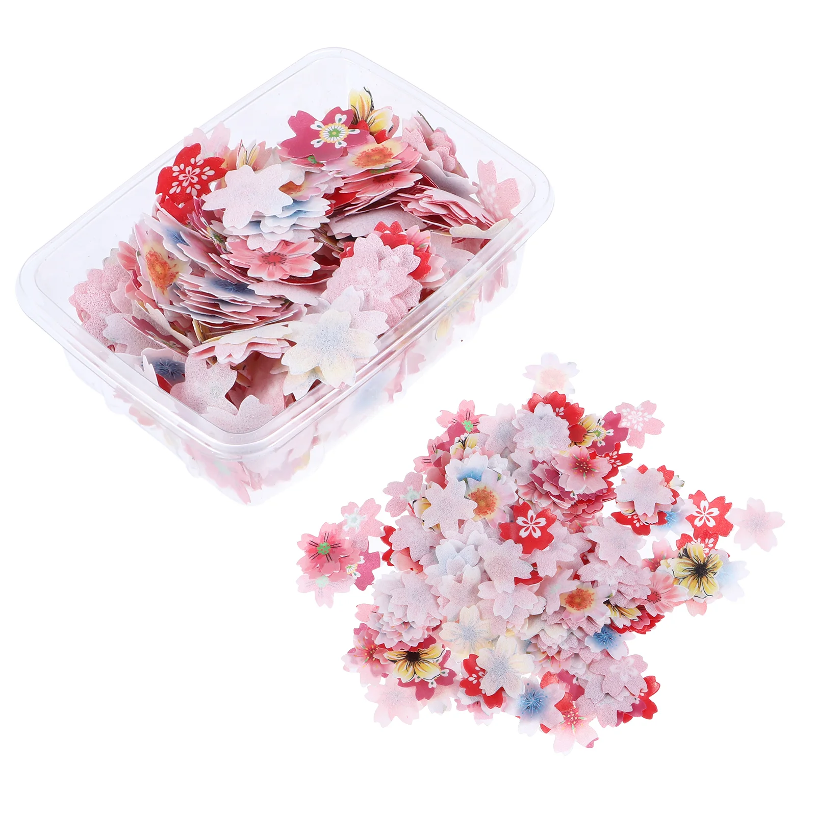 

Edible Cake Flowers Paper Decorations Topper Cupcake Wafer Rice Dessert Toppers Flowerdecorating Ornament Decorinsert Wedding