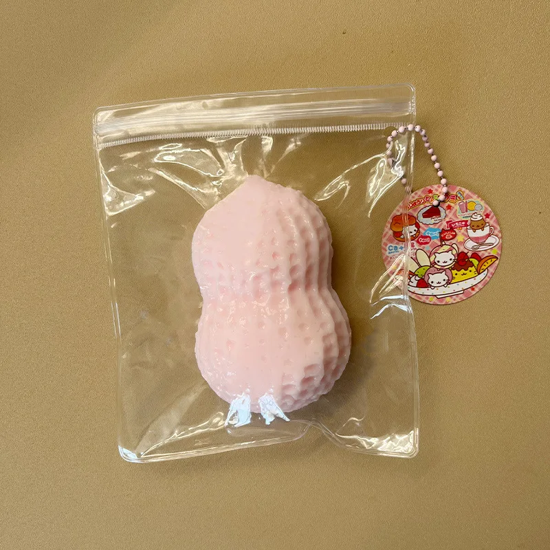 Mochi Taba SquishyНОВЫЙ забавный силиконовый арахис щепотка музыкальный