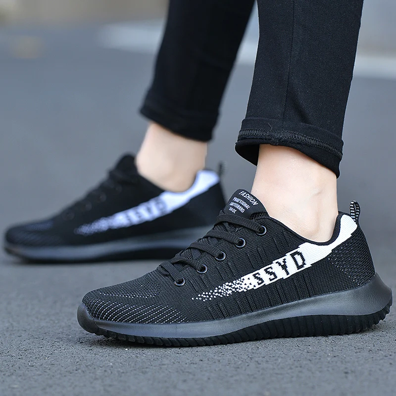 

2023 New Women Sport Shoes Platform Sneakers Ladies Vulcanized Shoes Designer New Lace Up Breathable Sneakers Size 35-45