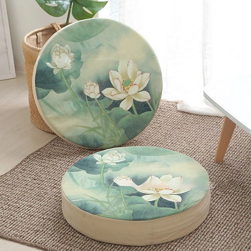 

Zen mat, Chinese style lotus and futon, thickened meditation mat, worshipping Buddha mat, circular dismantling and washing