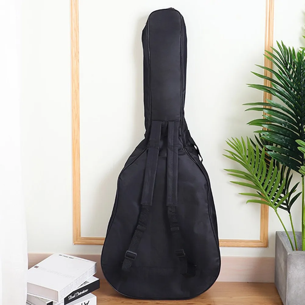 

Acoustic Guitar Bag Bag Black Double Gig Guitar Padded Straps Useful Practical Reliable Top Sale Duable Newest