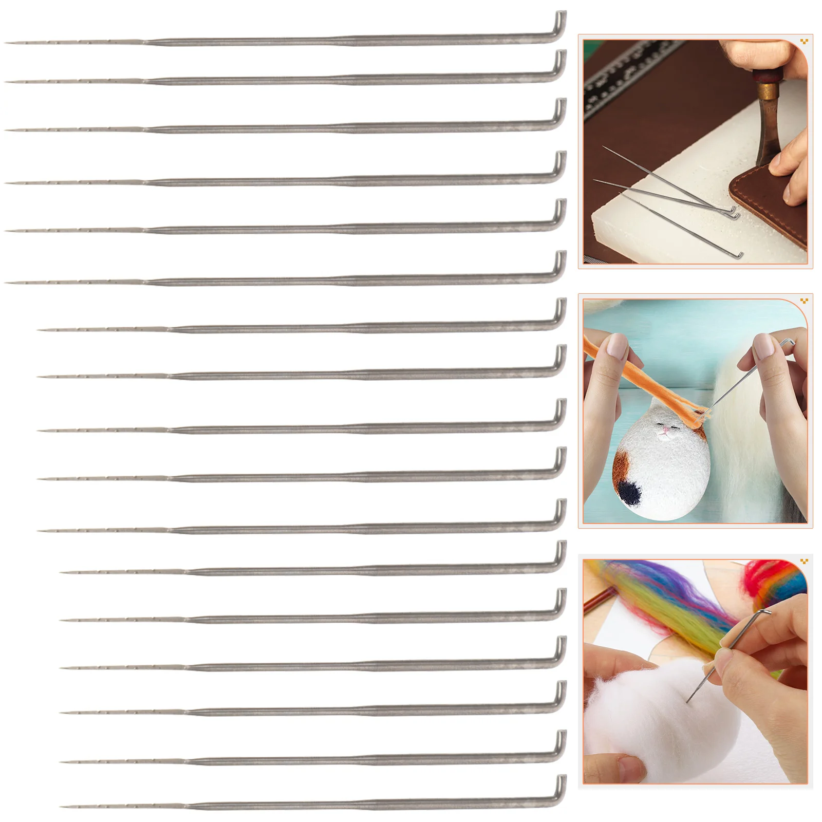 

150 pcs Punch Needle Tools Embroidery Punch Needles Sewing Punch Needle for Crafts