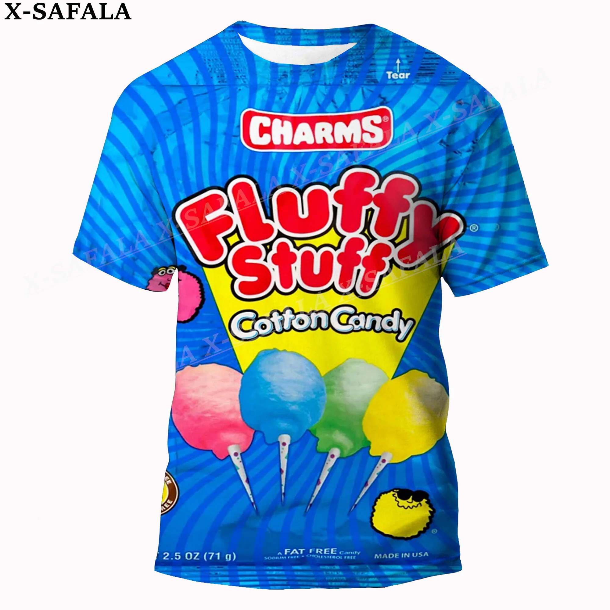 Футболка Мужская/женская с 3D-принтом смешная тенниска из молочного волокна