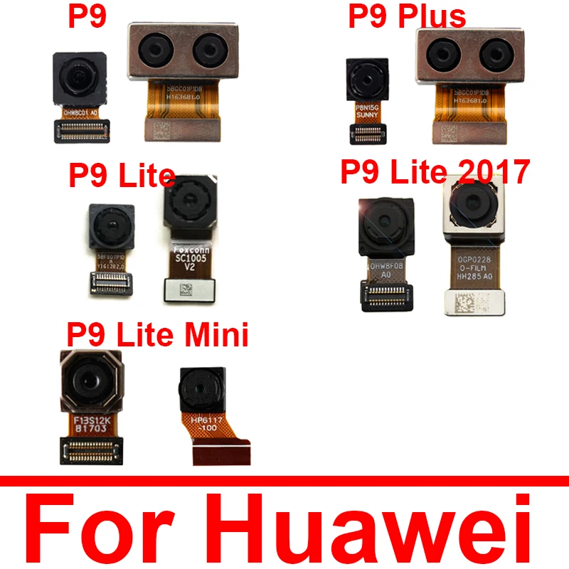 Front Rear Camera Module For Huawei P9 Plus Lite Mini 2017 Main Back Big Facing Small Flex Cable Replacement | Мобильные телефоны и