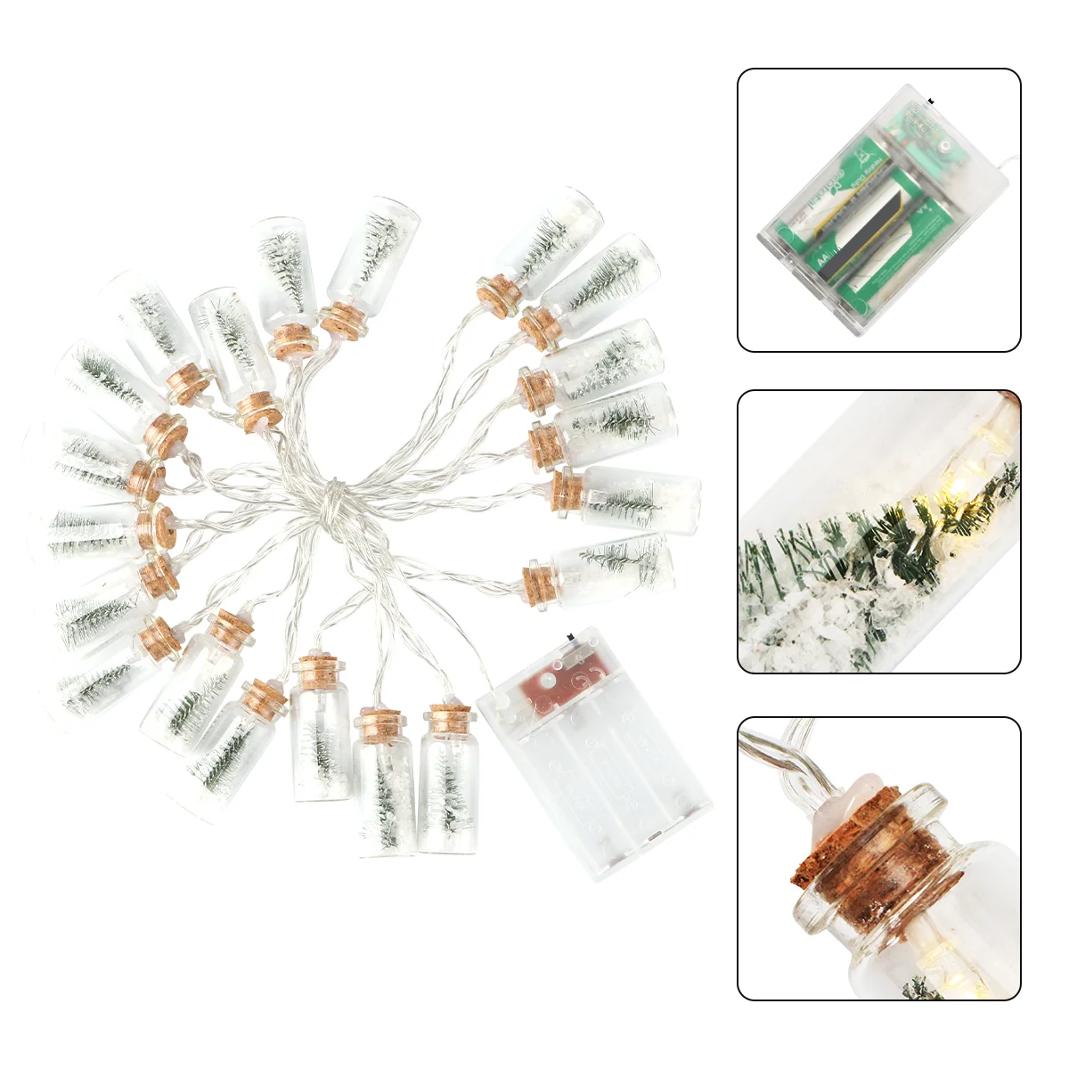 

Christmas String Light Drift Bottle 3 Meter 20-LED Decorative Light Battery