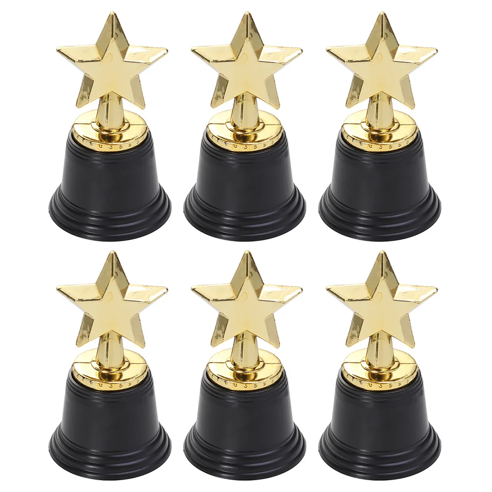 

12pcs Golden Award Star Trophy Reward Prizes for Party Celebrations Ceremony Appreciation Gift Awards