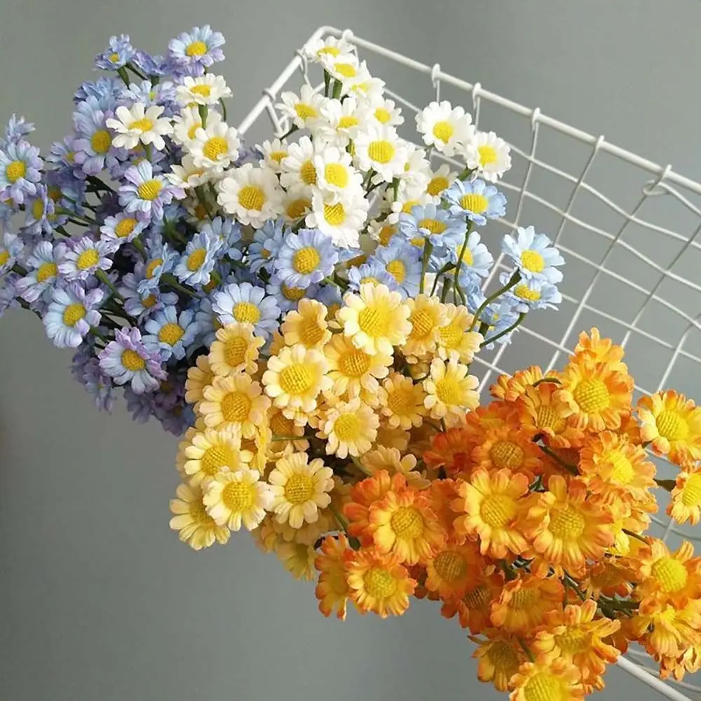 

Flower Accessories Fake Flowers Party Home Bouquet Garden Crafts Wedding Decoration Daisy Flowers Artificial Flowers