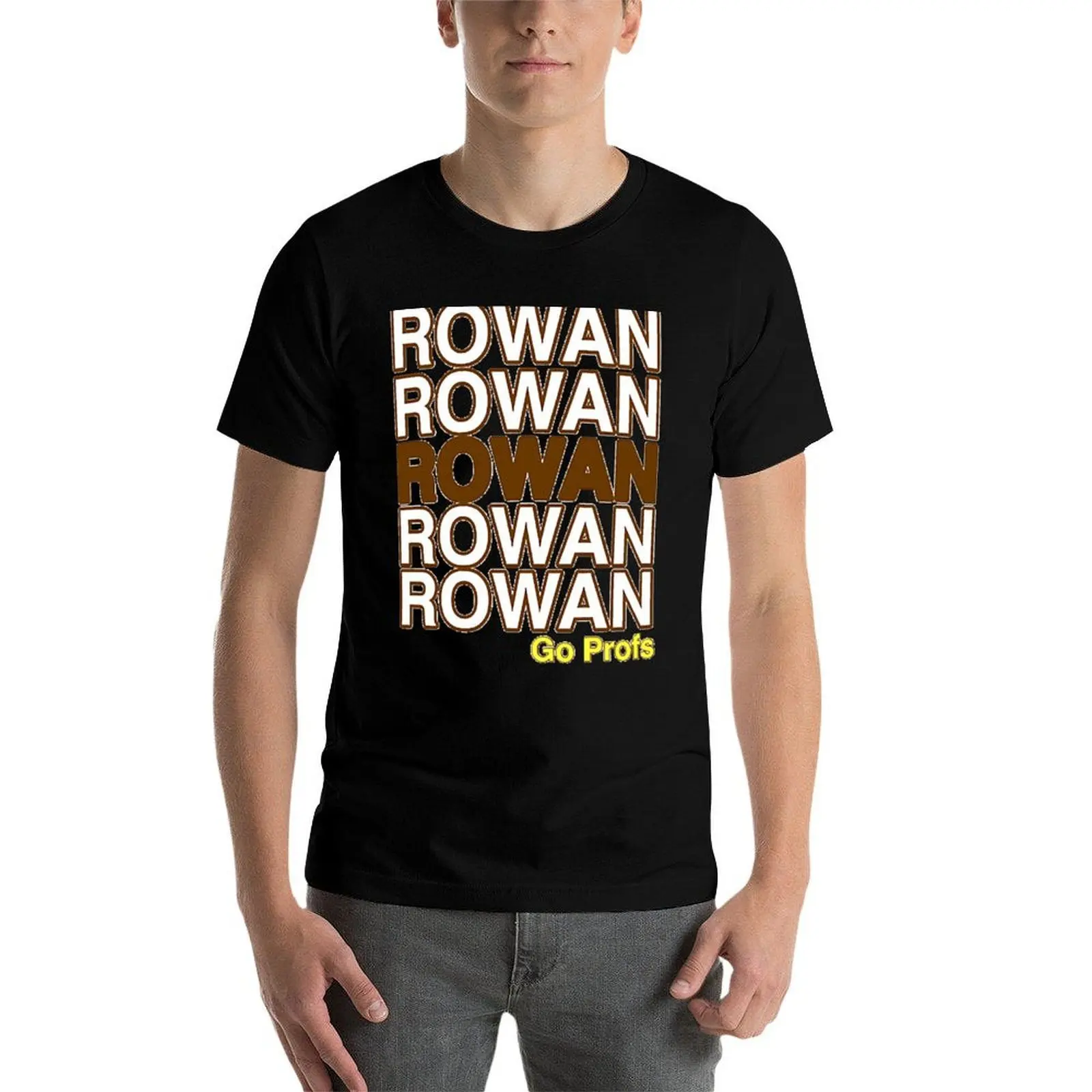 Фото Футболка Rowan Go Profs, модная повседневная рубашка с короткими рукавами №4
