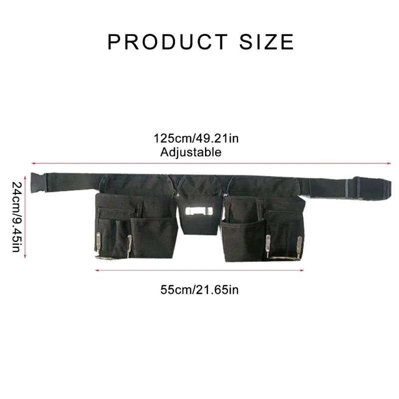 Карманные ремни для инструментов Садовый ремень с быстроразъемной пряжкой