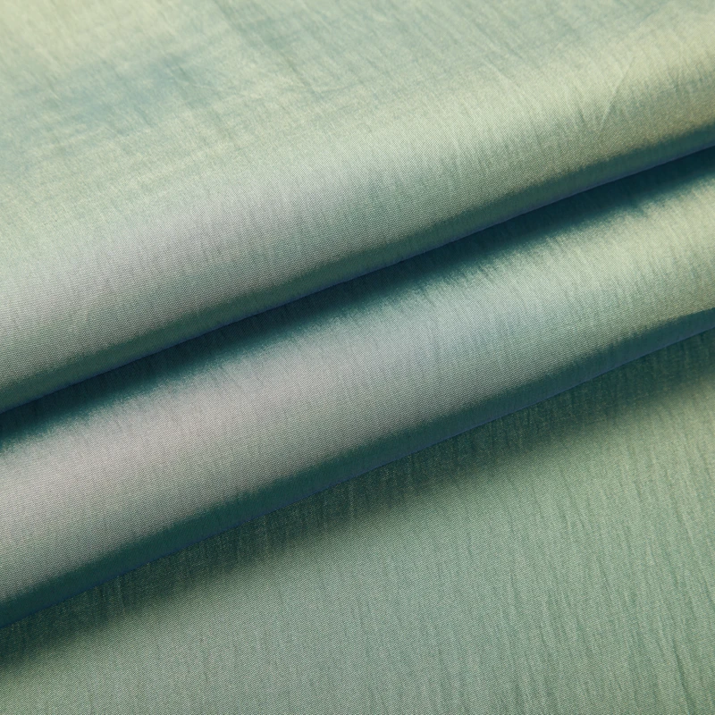 Сине-зеленый хамелеон цветной градиент пряжа ткань рубашка платье брюки