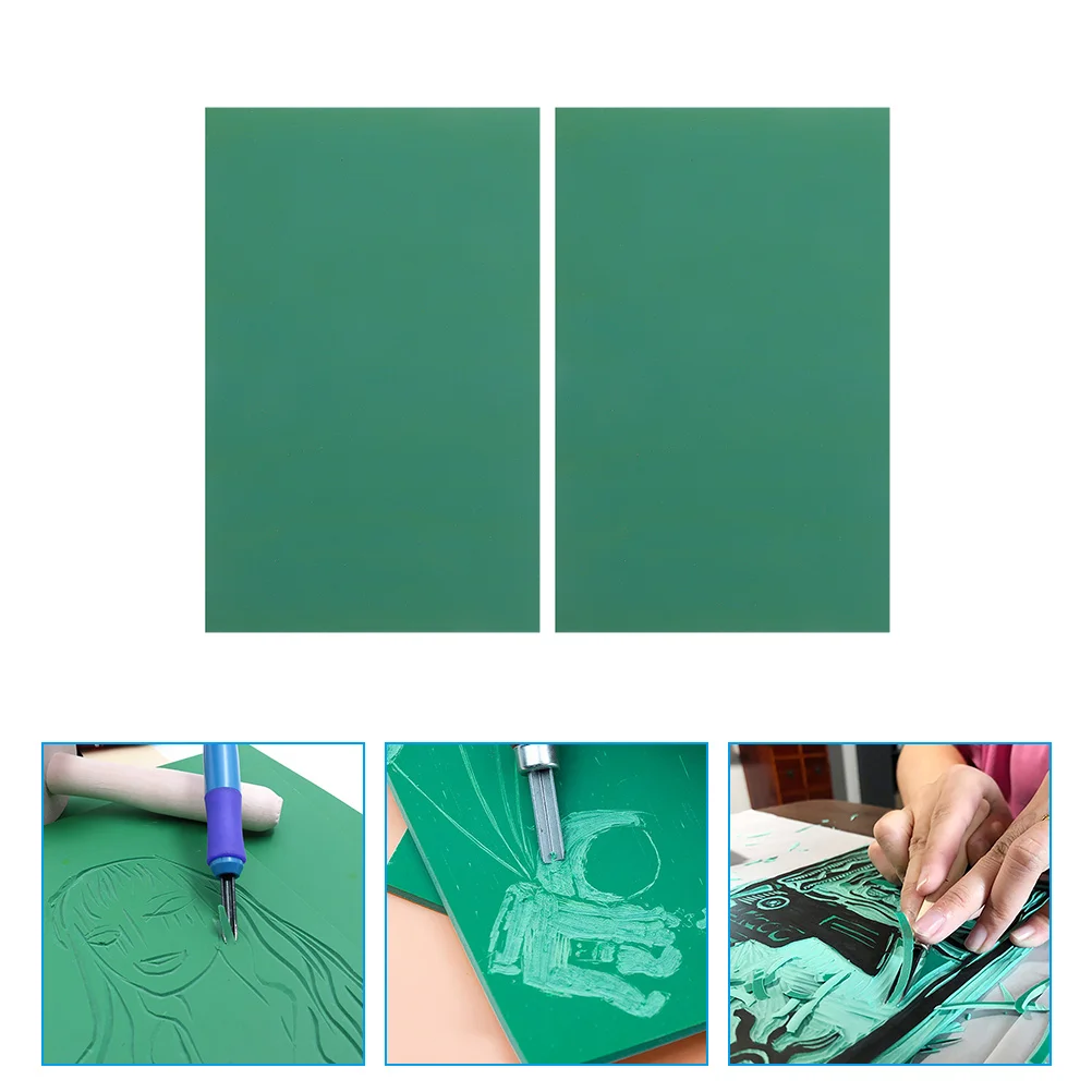 

Engraving Rubber Sheet Pvc Cutting Pads Kids Carving Plate Crafts Making Mat Plastic Mats