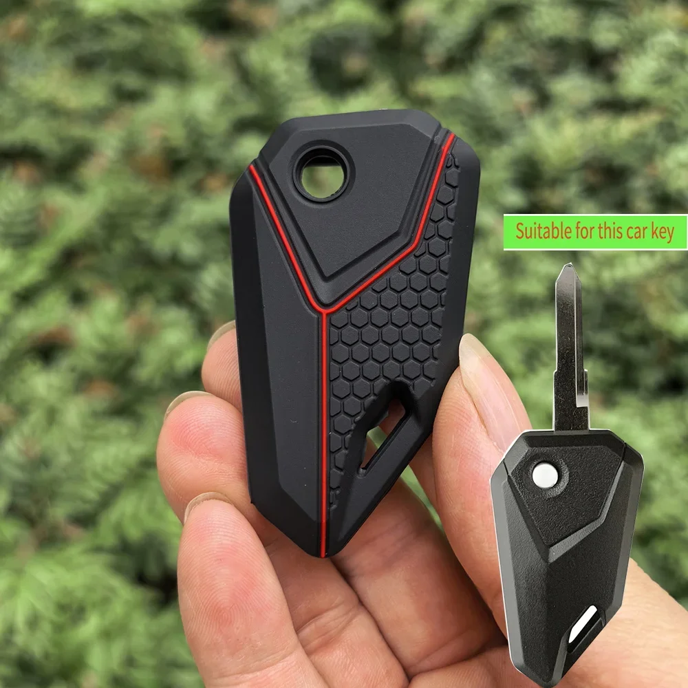 

Новый силиконовый модифицированный чехол для дистанционного ключа, чехол-держатель, брелок для Yamaha Suzuki Kawasaki Agusta Honda, аксессуары для мотоциклов