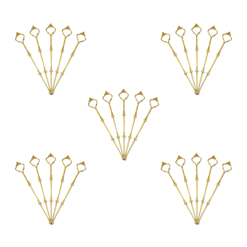 

3 Tier Golden Cake Stand(25 SETS) Holder,Crown